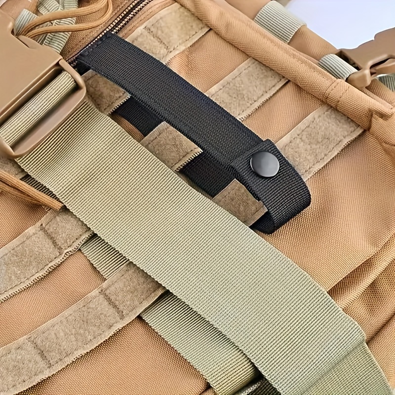 4pcs Molle Webbing Strap, Nylon Snap Straps, Outdoor Backpack Snap Strap