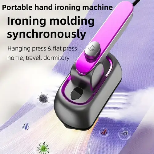Portable Mini Ironing Machine 180° Rotatable Handheld Steam - Temu