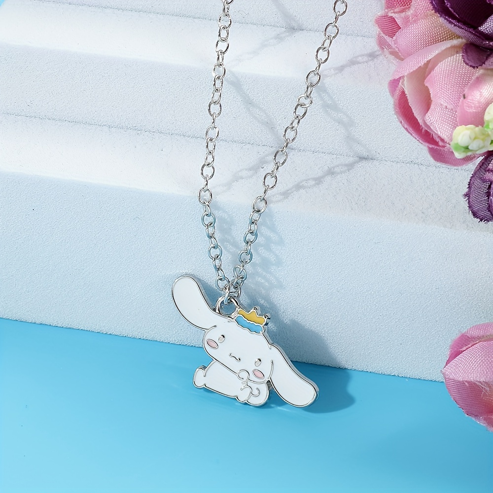 XRHOT Girls Necklace - 4 Pcs Anime Necklace Cinnamoroll Necklace