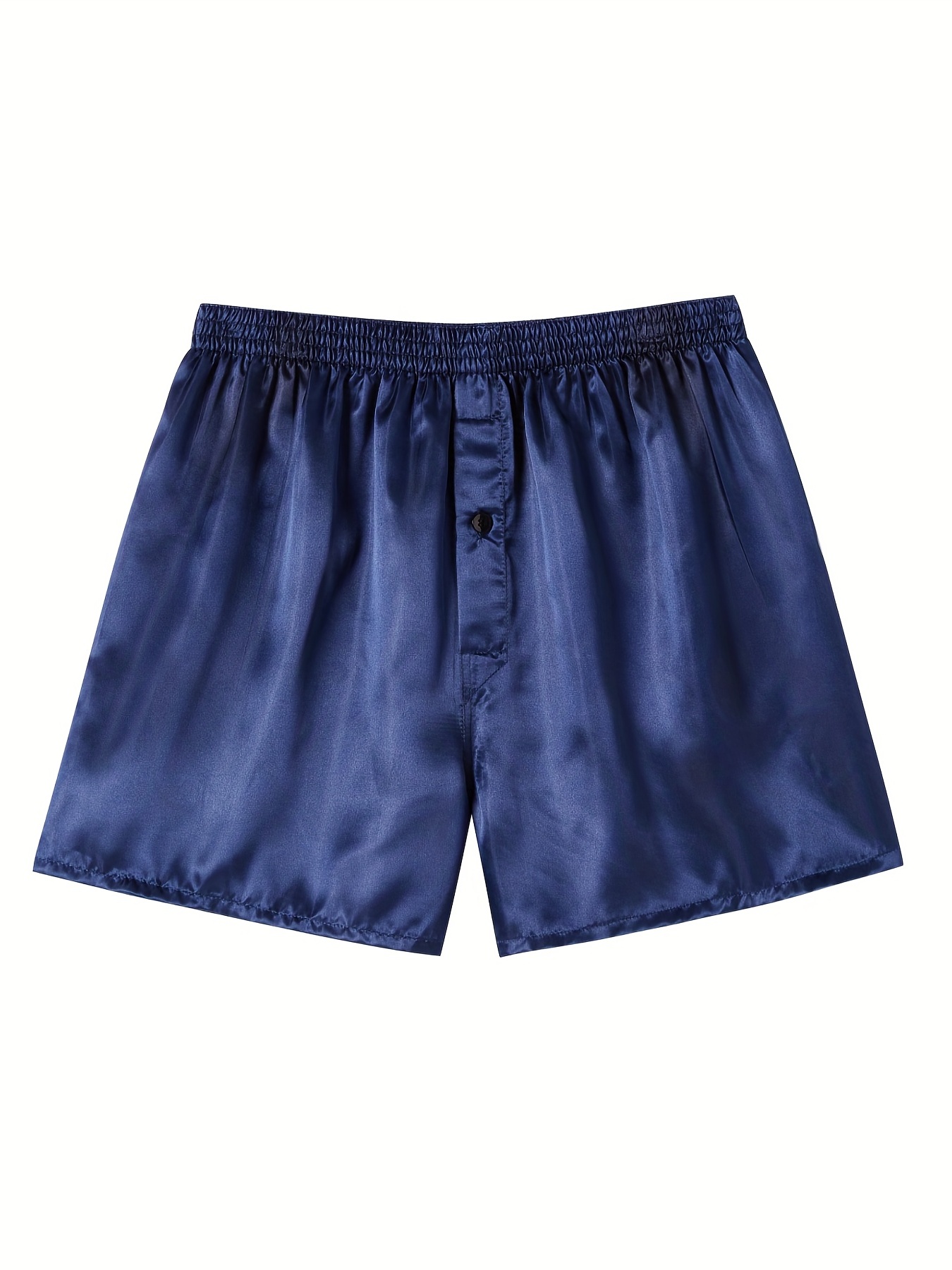 Nieur Men Satin Pajama Boxer Shorts Sleep Shorts Silk Satin Boxers Shorts Underwear  Sleep Pajama Lounge Home Shorts 