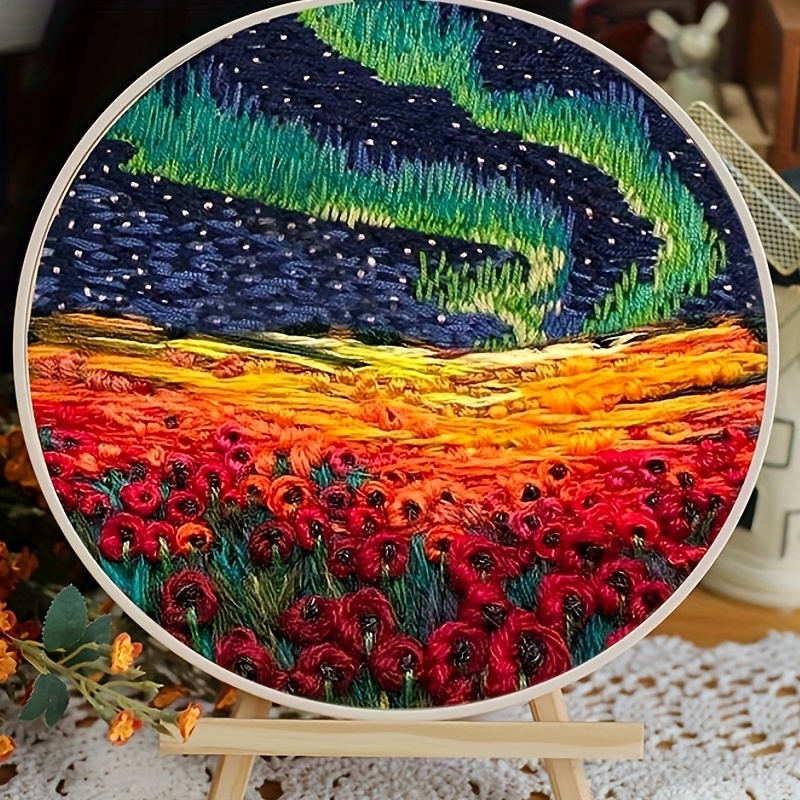 How to paint an embroidery hoop