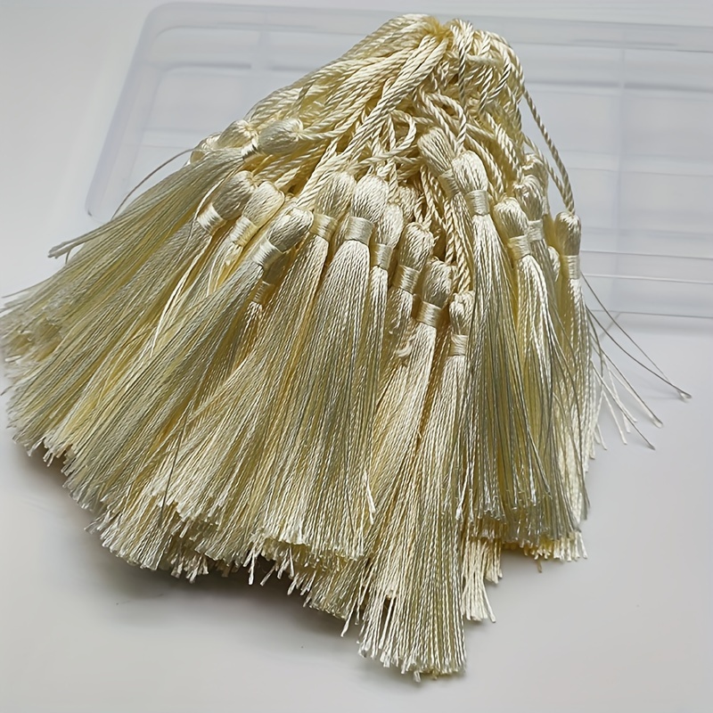 Silk Craft Tassels for Jewelry Making Different Color Decorative