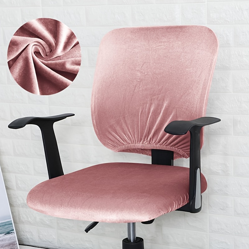 Velvet Office Chair Cover Thicken Computer Chair Covers - Temu
