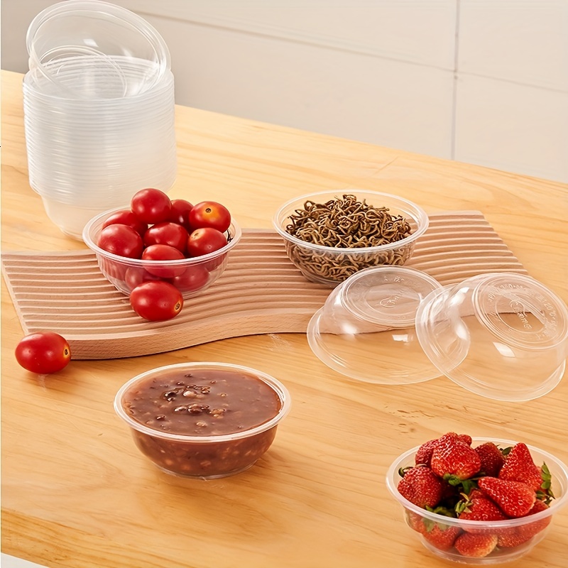 Colorful High Quality Pp Plastic Bowls Exquisite Portable Salad Bowls Fruit  Bowls Can Be Used Many Times - Temu