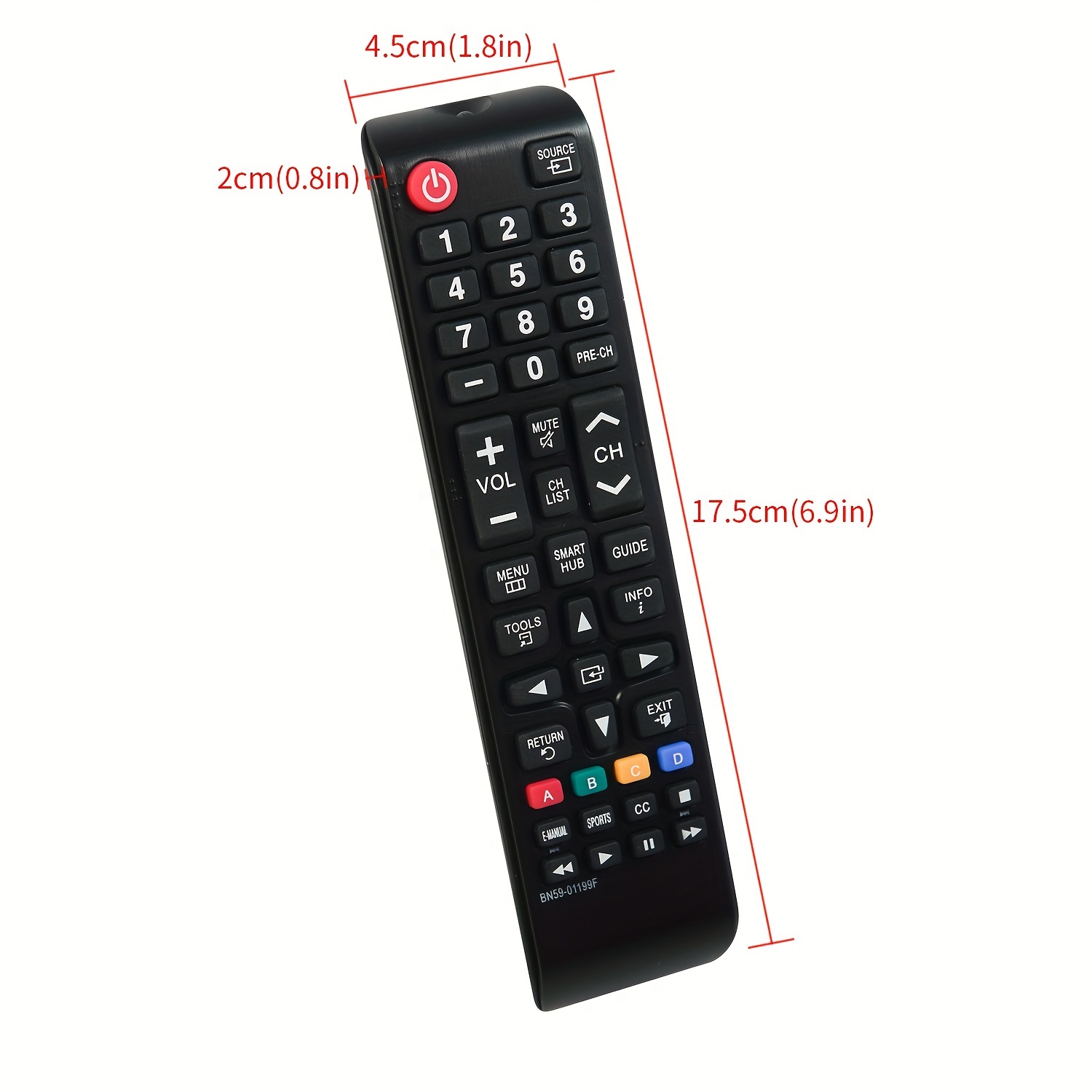 Bn59 01199f Universal Remote Control Tv Remote Replacement Compatible Smart  Tv Led Lcd Hdtv Qled Suhd Uhd 4k 3d Tv - Smart Home - Temu