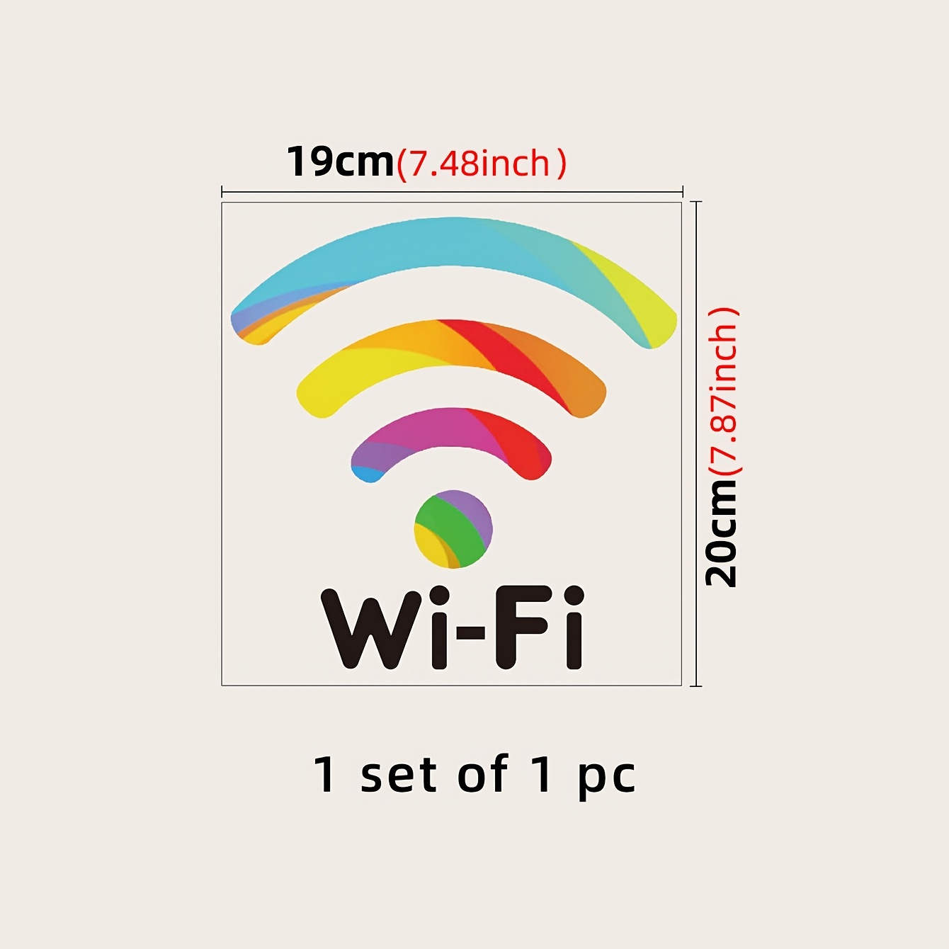 Adesivo In Vetro Trasparente Segnale Wifi 1pc Adesivo Parete - Temu  Switzerland