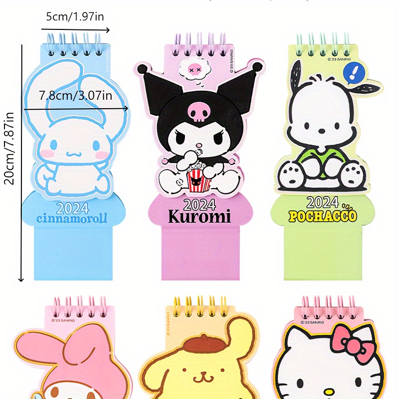Kuromi Hello Kitty My Melody Cinnamoroll 3d Standing - Temu