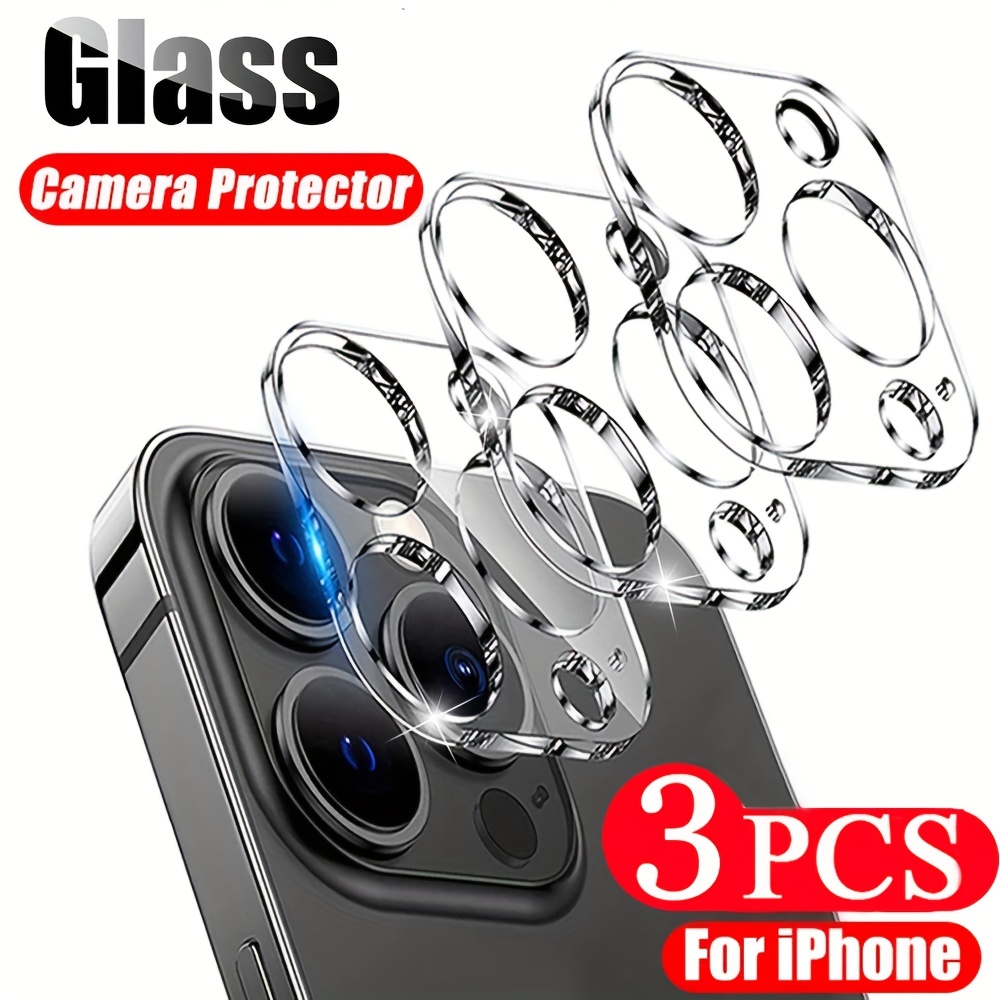 Camera Protection Glass For Iphone 14 13 12 11 Pro Max Mini - Temu