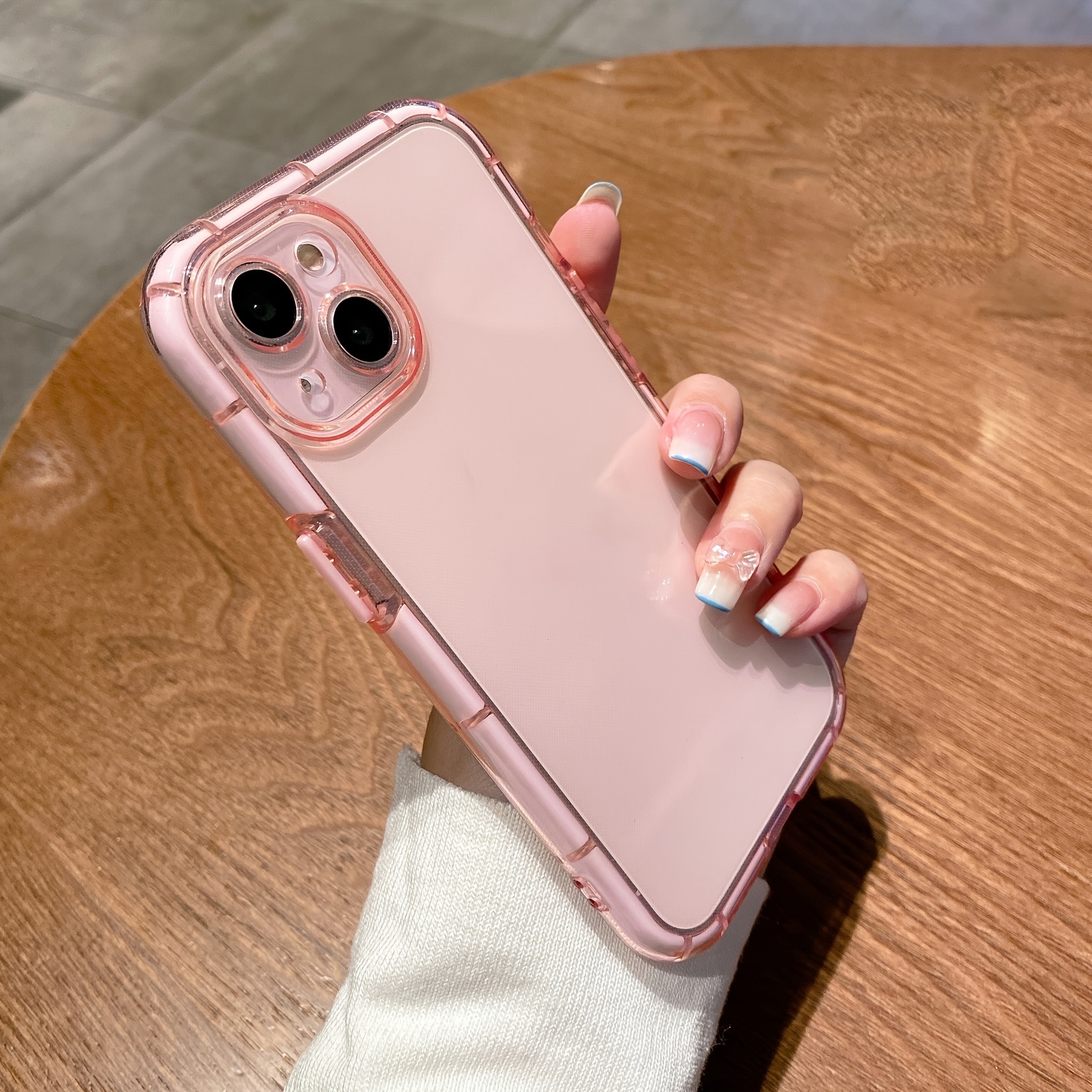 Buy Light Pink Silicon Case For iPhone 13