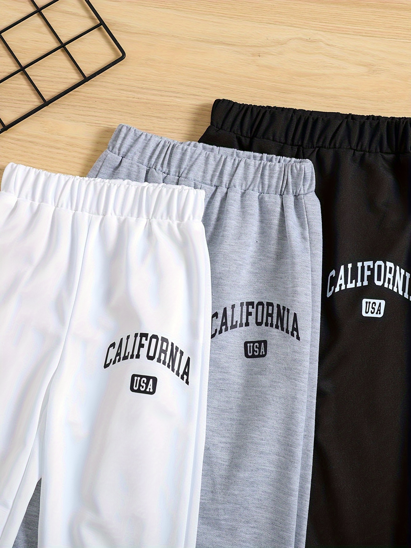 3 Paquetes Pantalones Deportivos Estampado california - Temu