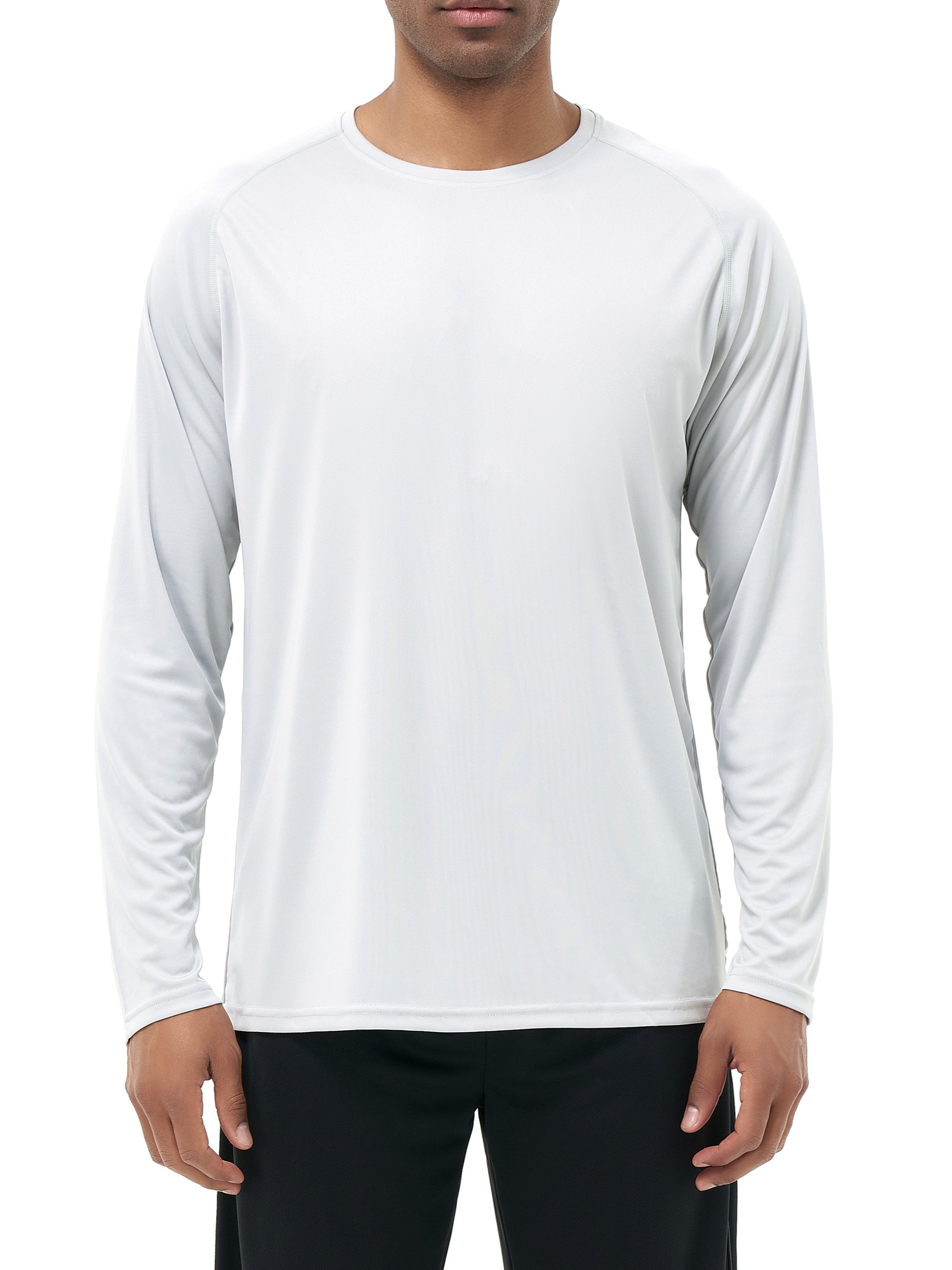 Men's Lightweight UPF 50+ Sun Protection T-Shirts Long Sleeve Shirts For  Fishing Hiking Running