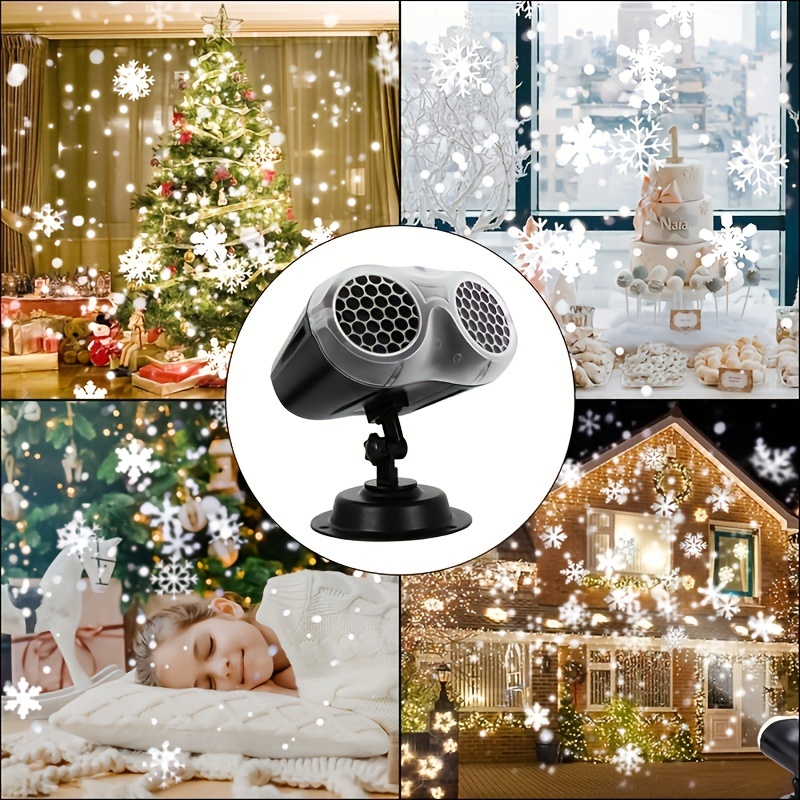 Outdoor Waterproof Christmas Snowflake LED Projector Lights with Remote  Control - Costway