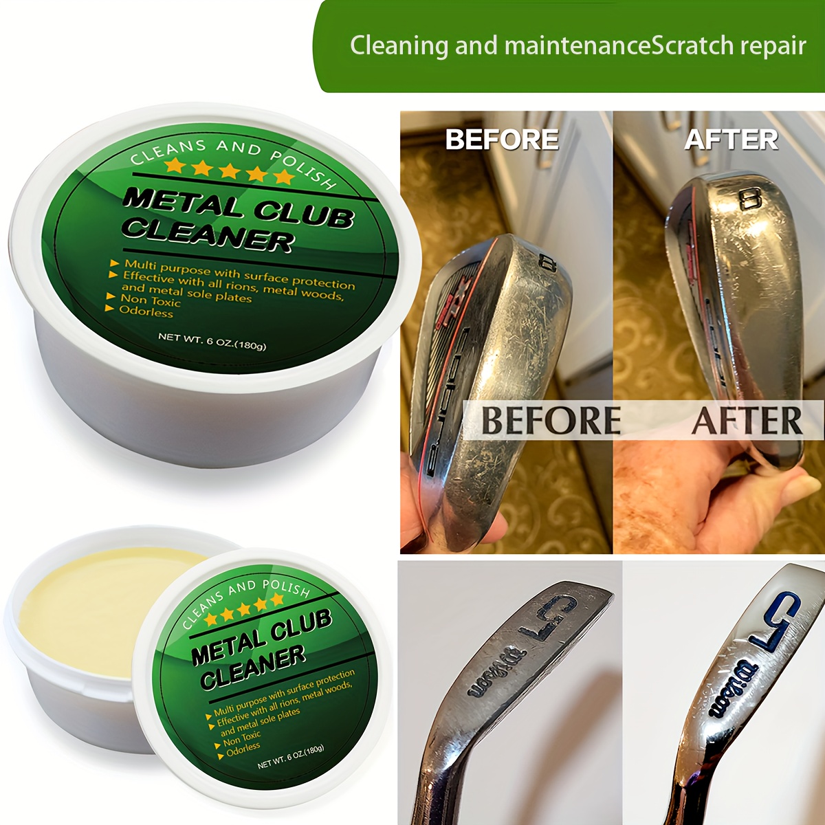 How to Polish Golf clubs at Home  Best Way Clean Polish Golf Clubs 