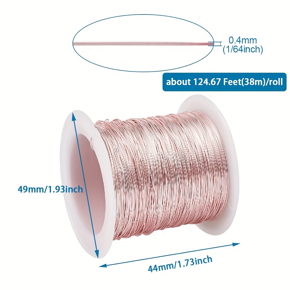 Copper Craft Wire Copper Beading Wire Long lasting Plated - Temu Canada