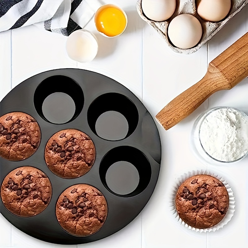  Silicone Muffin Pan For Air Fryer, 7-Cup Silicone Baking Pan