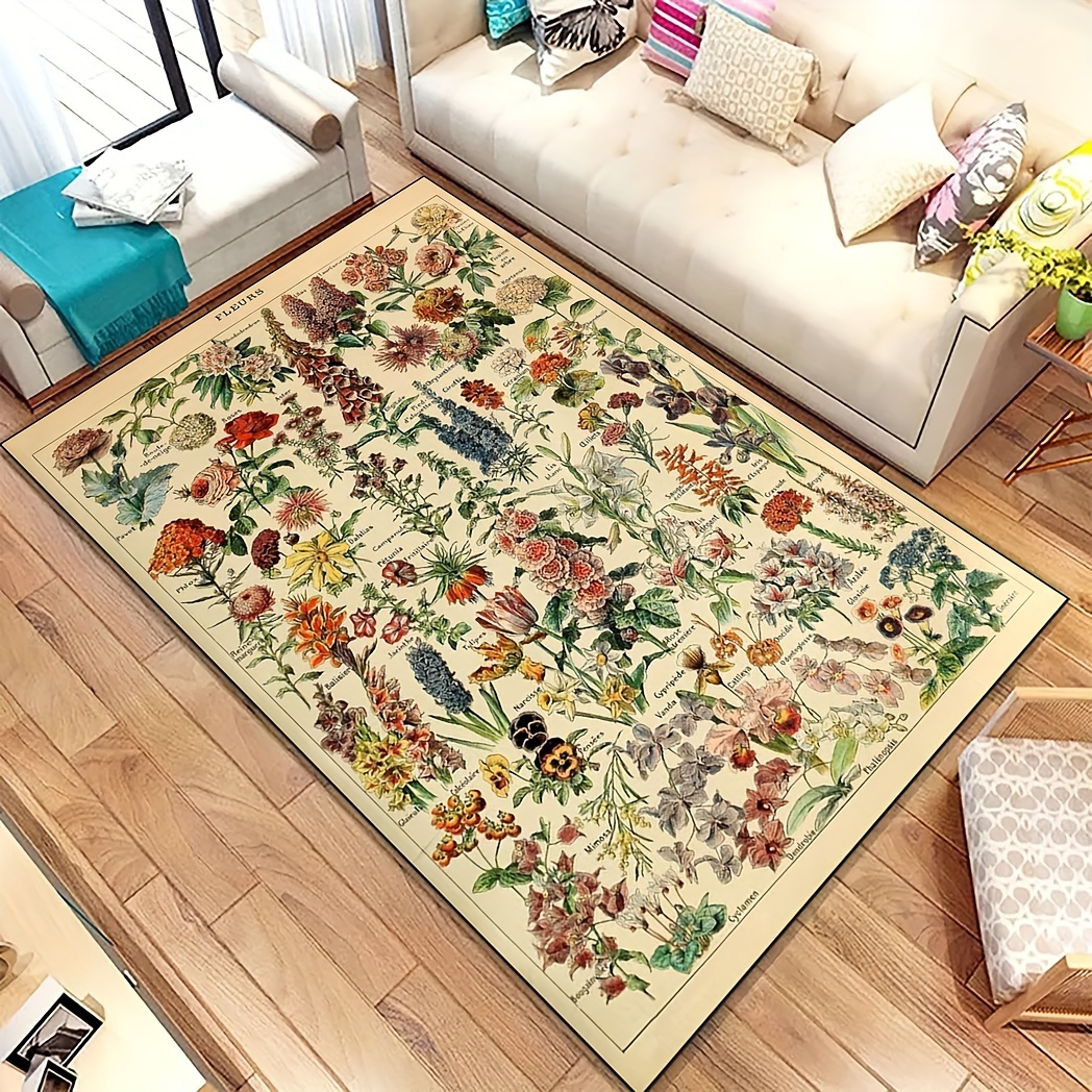 Acquista Tappeto con area stampata persiana turca grande, tappeti per  soggiorno, camera da letto, divano, decorazione, tappetino antiscivolo per  cucina e bagno