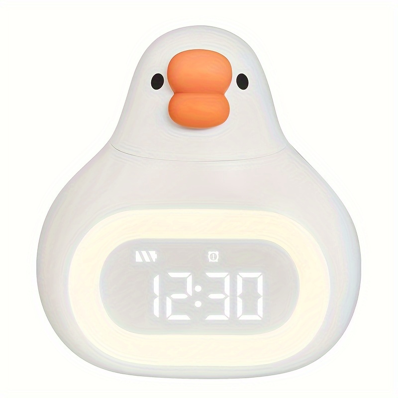  Axcvveiyi Reloj despertador de pato para niños, bonita