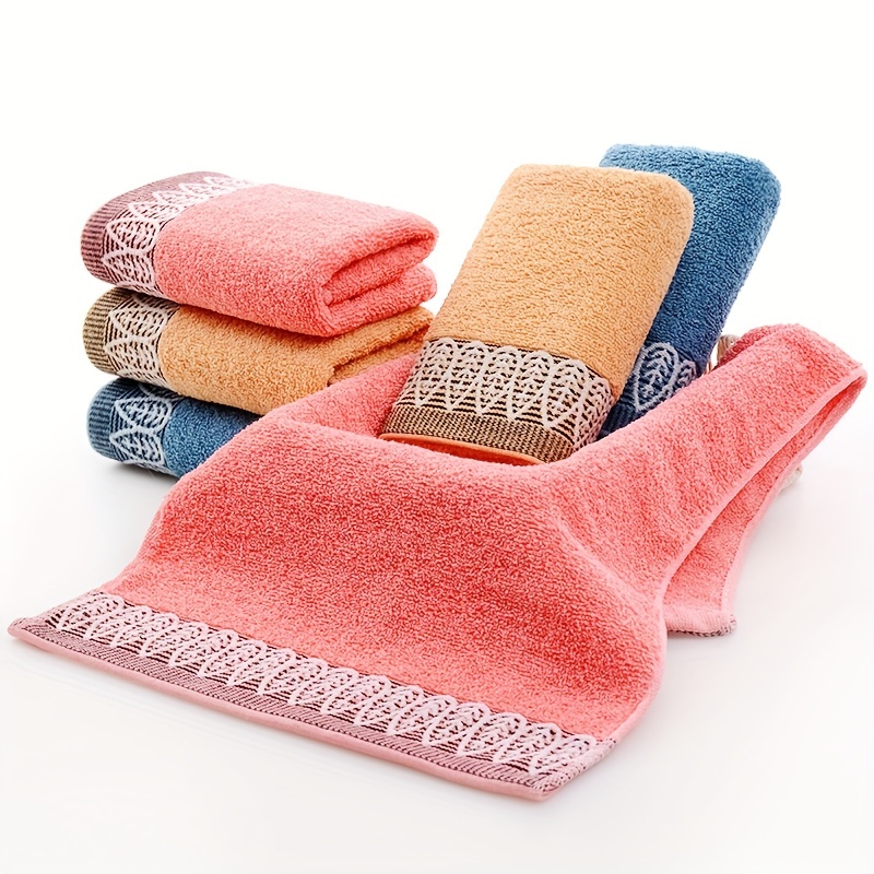Leaf Pattern Hand Towel, Soft Skin-friendly Face Towel, Thick Reusable Hand  Towels For Bathroom, Household Hand Towel, Bathroom Accessories, - Temu  United Arab Emirates