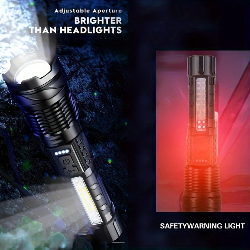 Blue LED Flashlight, Convenient to Use Hunting Flashlight for Fishing :  : Tools & Home Improvement