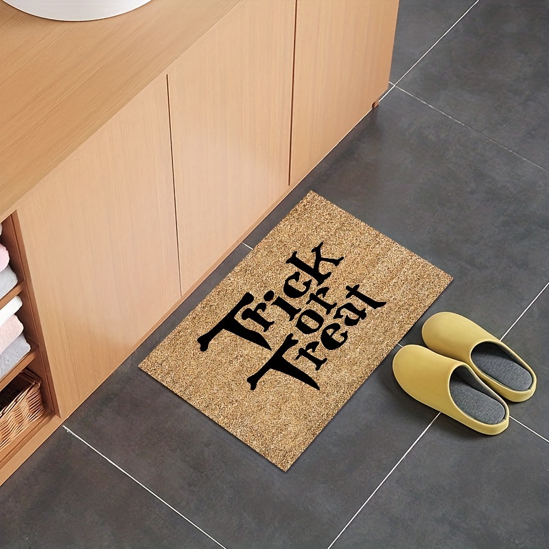 Dirt Resistant Halloween Welcome Doormat, Anti-slip Low Pile Indoor Outdoor  Entrance Mat, Absorbent Bath Mat, Suitable For Living Room Bedroom Bathroom  Kitchen Balcony Patio Carpet - Temu