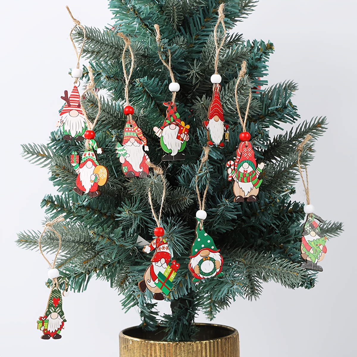 Wooden Christmas Ornaments To Paint Diy Blank Wood Ornament - Temu Australia