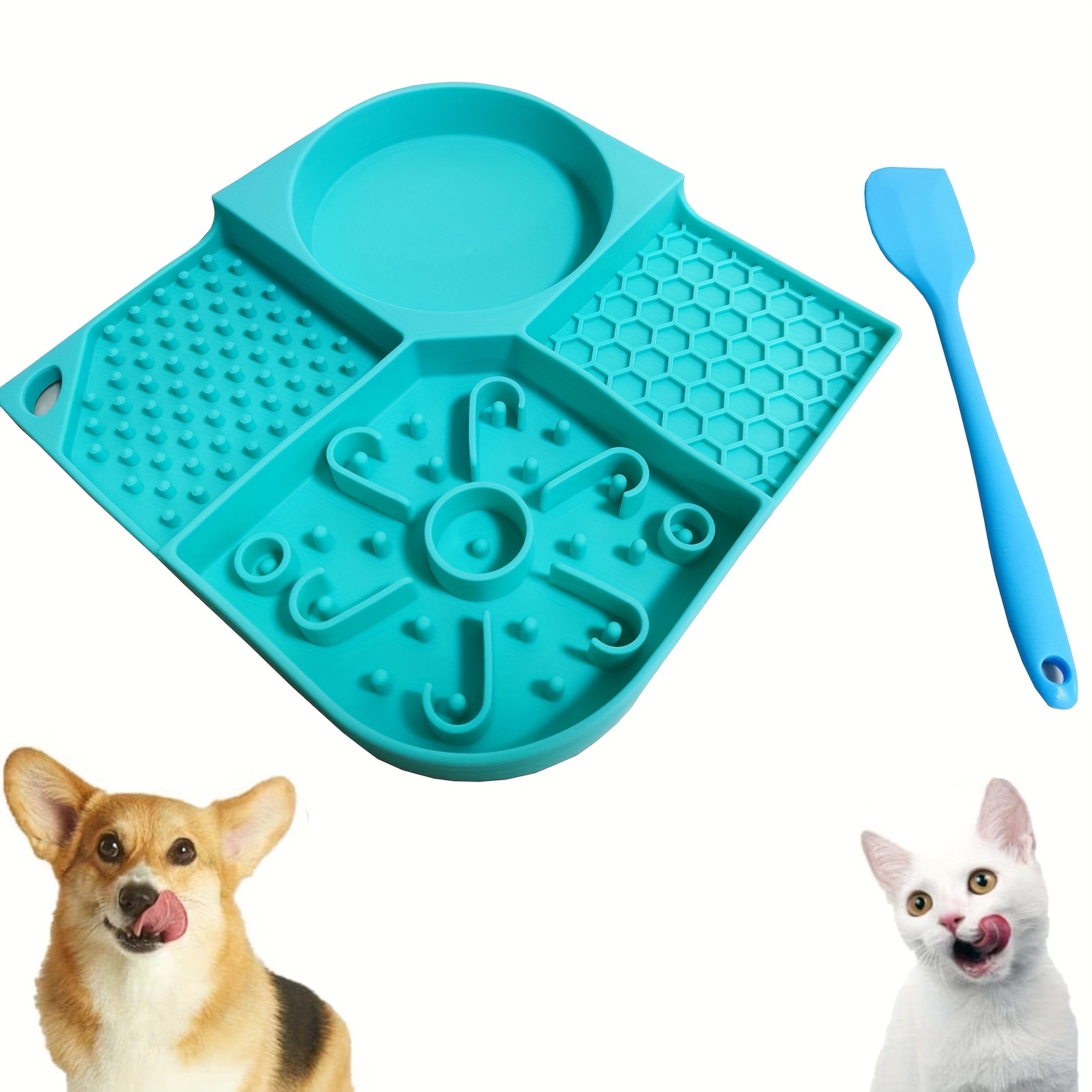 Dog Crate Training & Behavior Aids for Puppies,Crate Toys for Dogs Anxiety  Relief Boredom and Stimulating Slow Feeder Lick Plate Training Tool