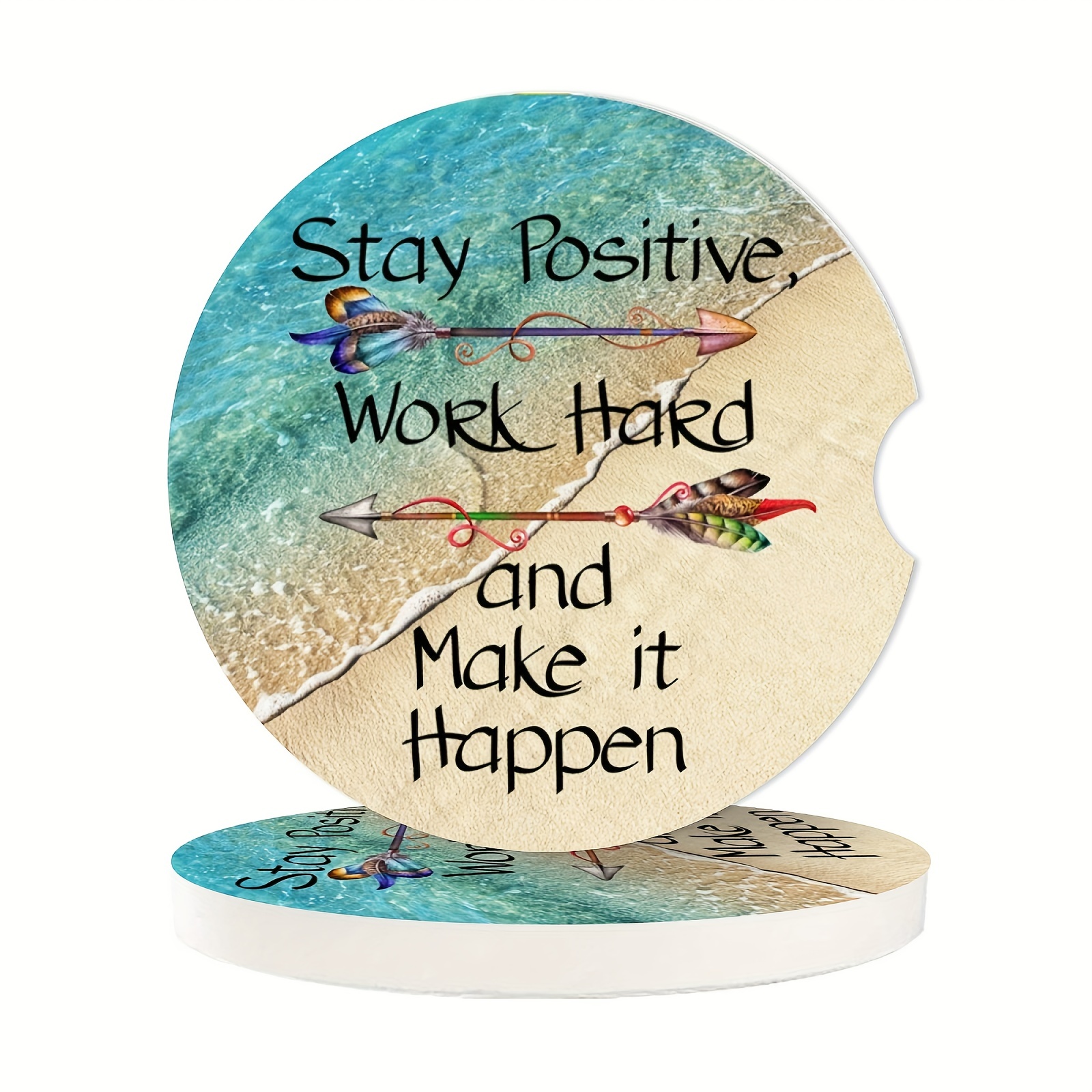 Cork Back Hard Coasters- Each