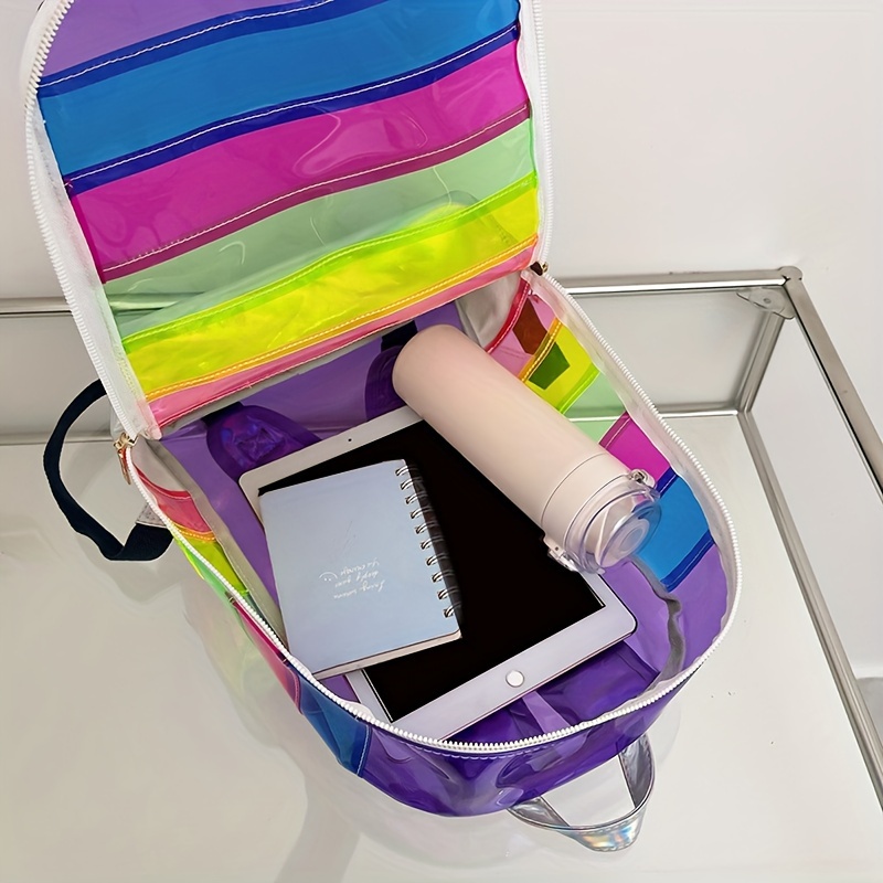 Iridescent on sale backpack purse