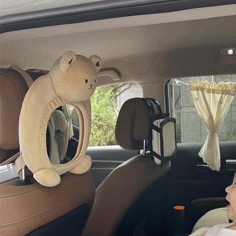 Espejo retrovisor de seguridad para asiento trasero de bebé, accesorios  para asientos de coche, Monitor para
