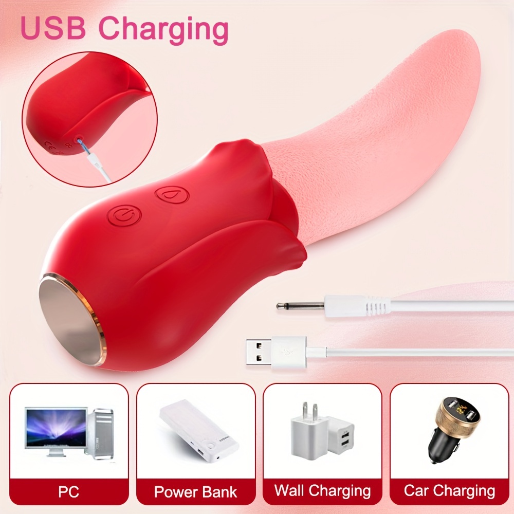 Rose Vibrator Toy Female Rose Sex Toys Women Oral Sex - Temu