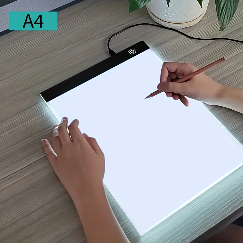 Led Lighted Drawing Board Ultra A4 Drawing Table Tablet Light Pad Sketch  Book Blank Canvas For Pain