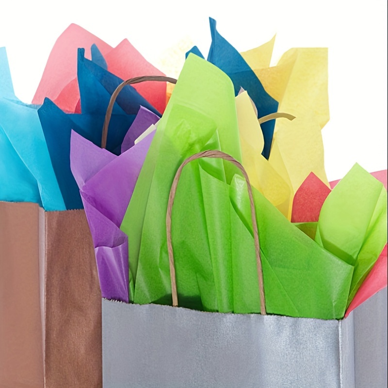  Papel de seda de regalo a granel, 120 hojas de papel de seda  para envolver regalos, 20 x 20 pulgadas, bolsa de regalo, papel de seda de  alta calidad, suministros de