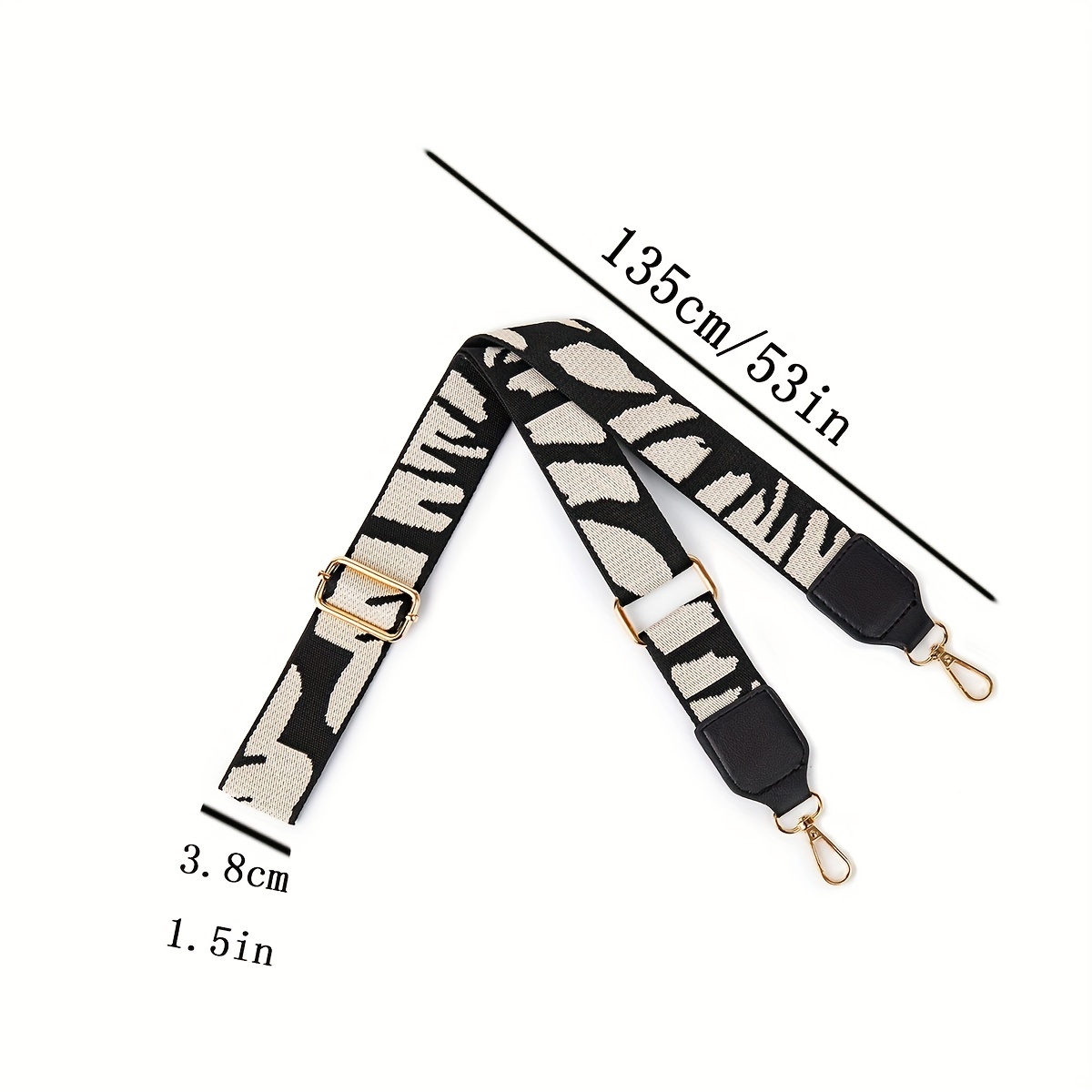 3.8cm Wide Purse Strap Replacement Crossbody Shoulder Bag