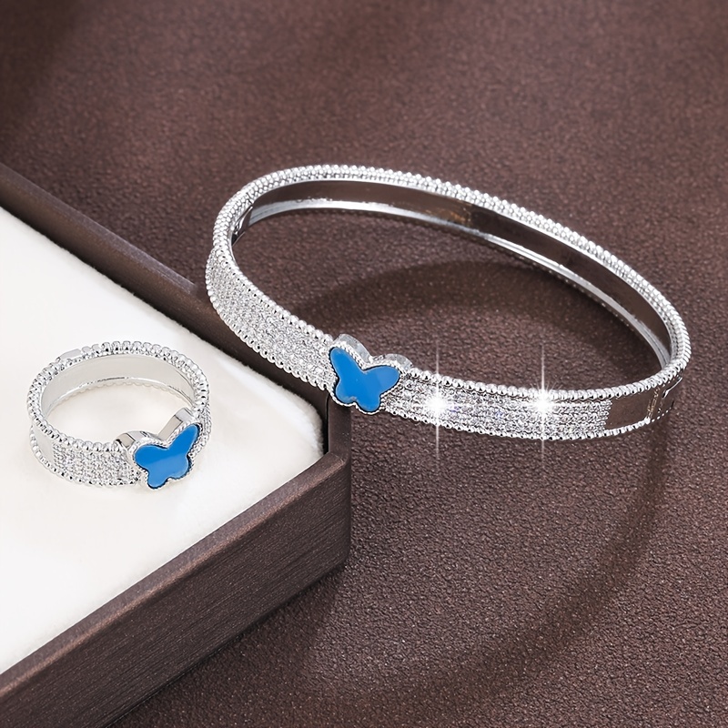 Grazioso Braccialetto A Fiori Rosa Con Perla Centrale - Donna - Abb - Foto 3