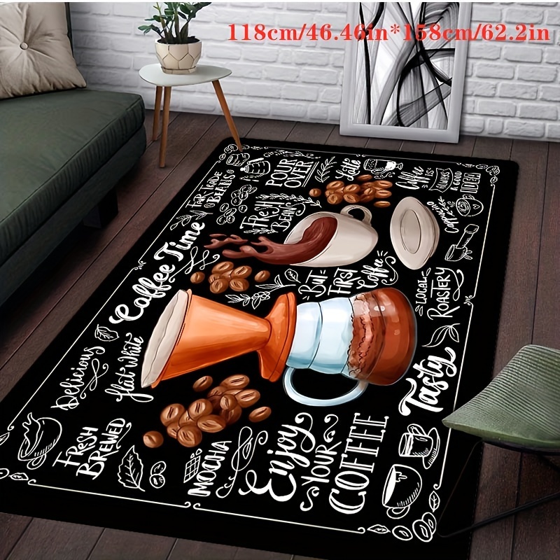 Grass Drawn Coffee Poster Anti Slip Carpet Machine Washable - Temu New  Zealand