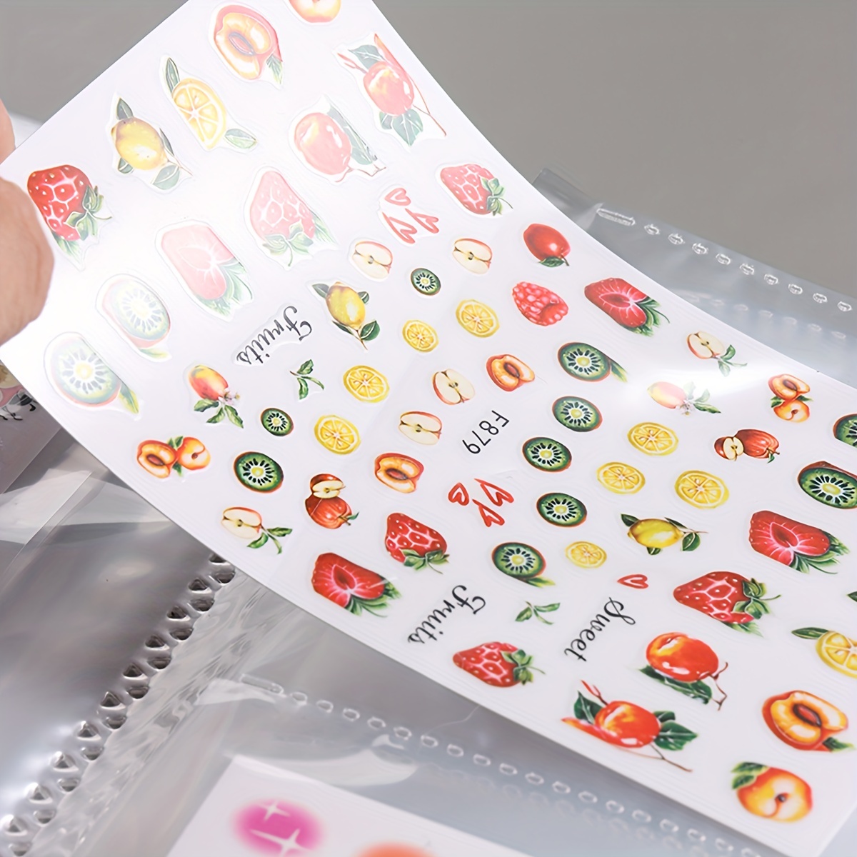 Art Sticker Binder Book Plastic Stenicls Holds Up To 80 Pieces Stickers  Sticker Binder Book Sticker Storage Book