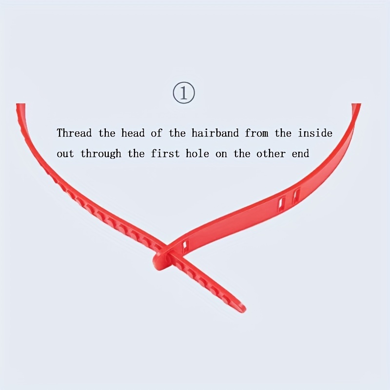  Fade Guide and Neckline Shaving Template, Curved Silicone Band, Great for Creating Skin Fade Guidelines for DIY Haircuts