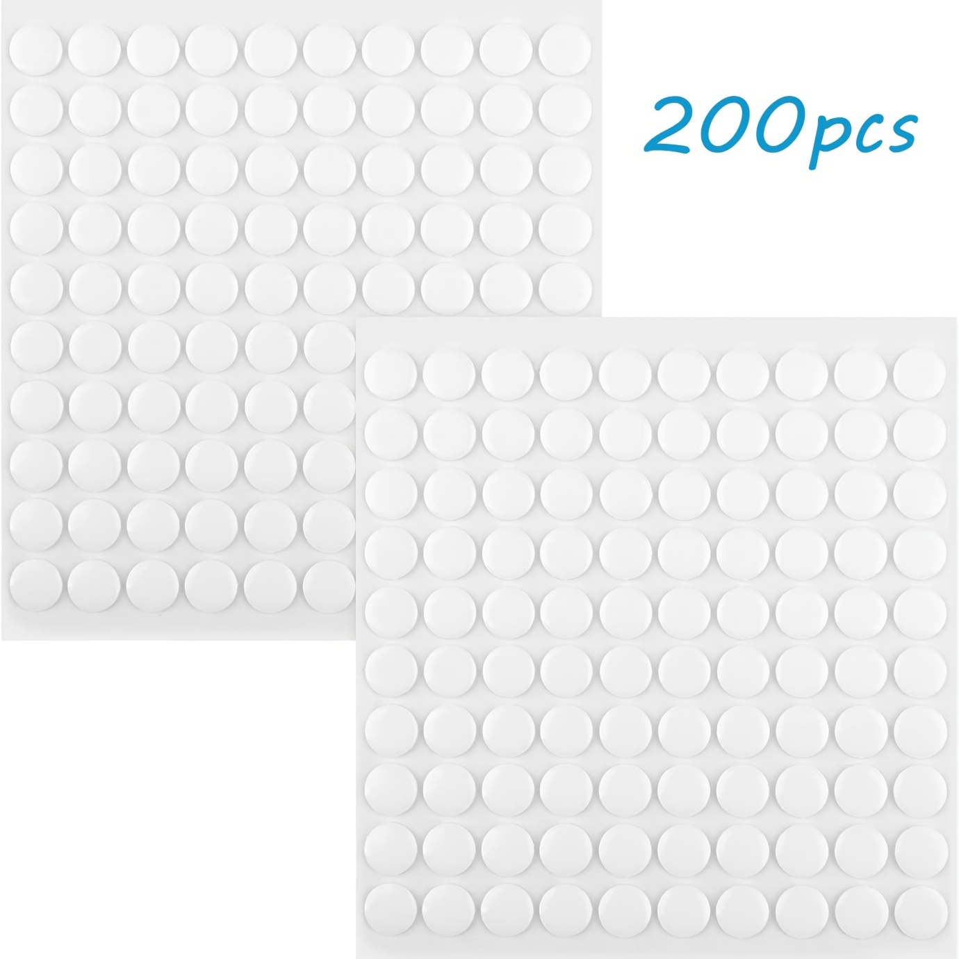 Double-Sided Adhesive Dots Transparent,Double-Sided Tape Stickers Round  Acrylic No Traces Adhesive Sticker Waterproof Adhesive Dots Sticker for  Craft