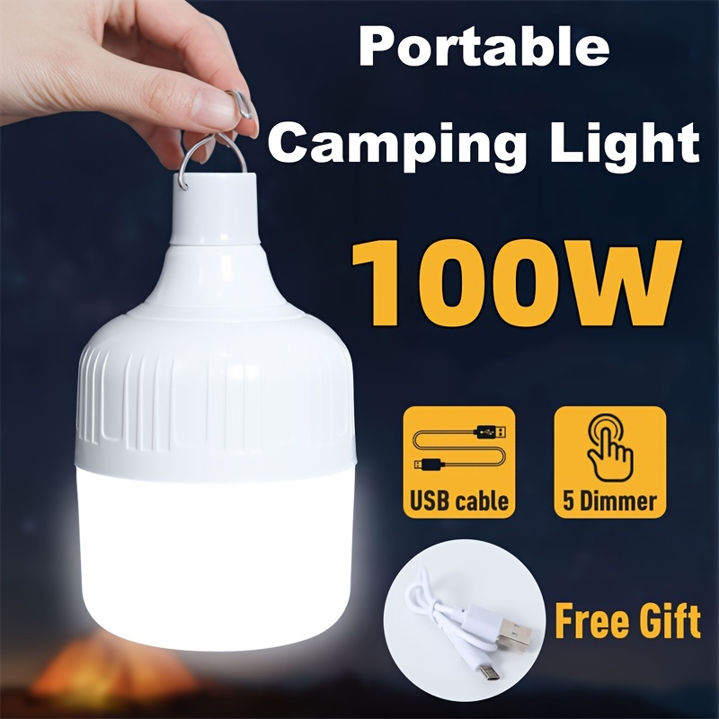 Rechargeable Emergency Portable LED Light Bulb