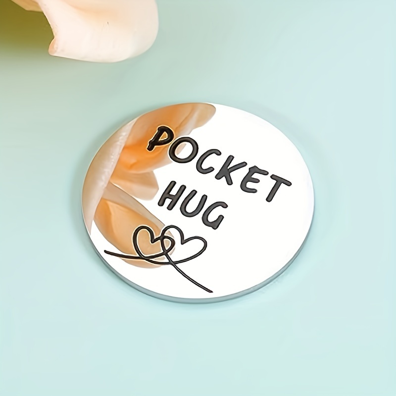 Pocket Hug Token Inspirational Gifts For Daughter I Love You - Temu