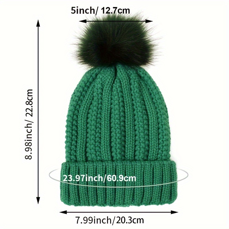 Gorro Punto Invierno Suave Cálido Unisex Dobladillo En Colores - Joyería  Accesorios - Temu Spain