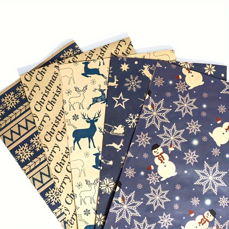 Christmas Wrapping Paper Gift Wrapping Birthday Gift Wrapping Paper  Stamping Gift Wrapping Paper Birthday Party Holiday Wrapping Paper Book  Wrapping Paper - Temu