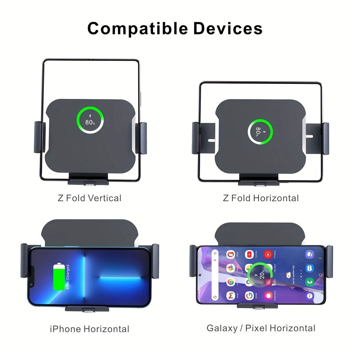 Chargeur induction pour Samsung Galaxy Z Fold 4 Station de Charge sans fil