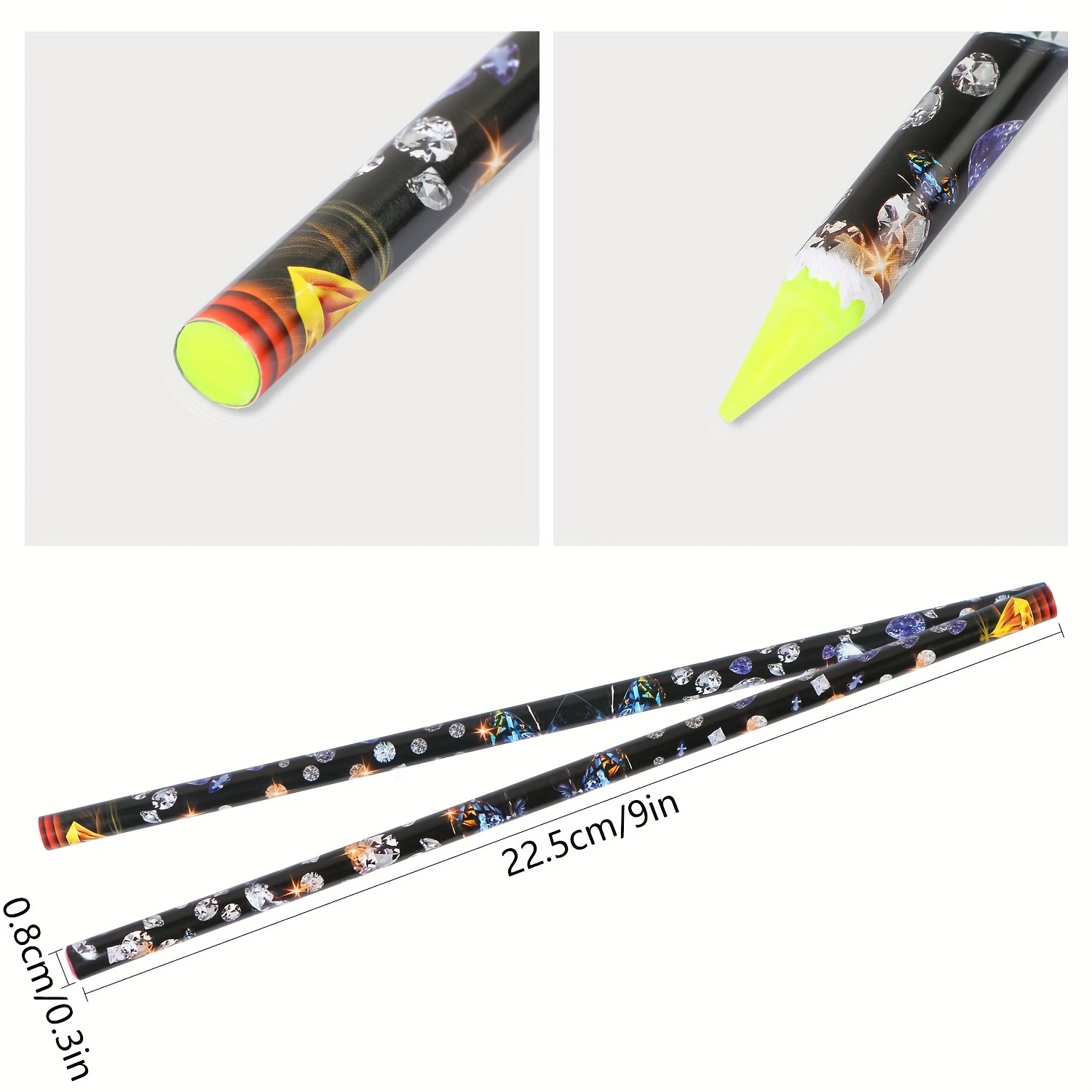 4 Pcs Wax Rhinestone Pickers Pencil Wax Pencil Set For Rhinestones Gem  Dotting Crystal Pick Up Tools Rhinestone Tool