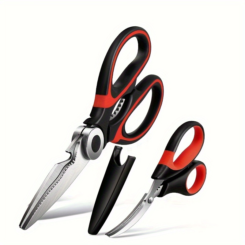 2 pcs Kitchen Scissors Shears Ultra Sharp Multi Purpose Stainless