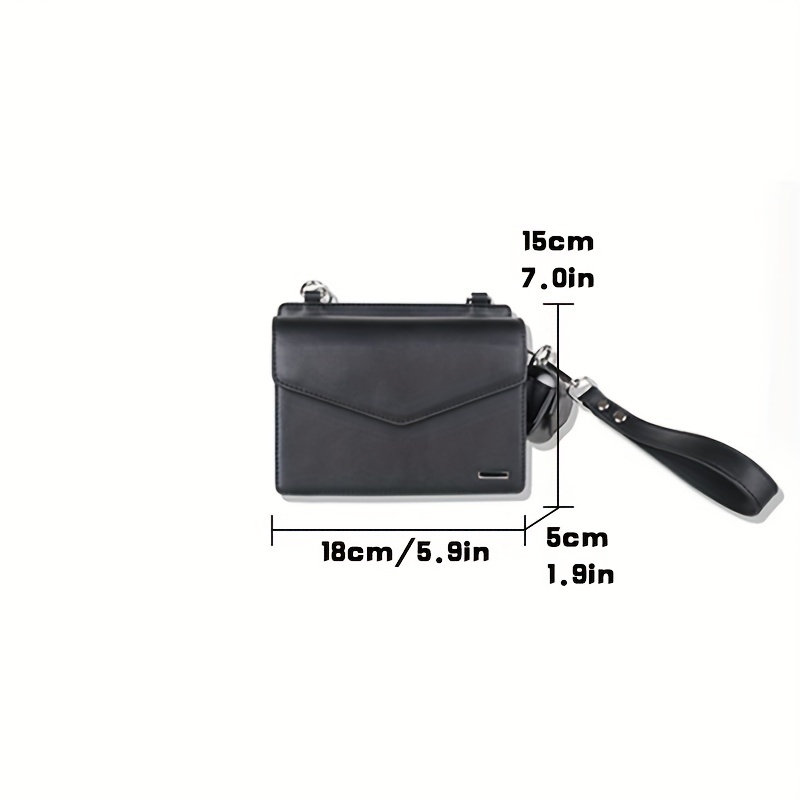 Casual Men's Bag Shoulder Crossbody Bag Leather Business - Temu