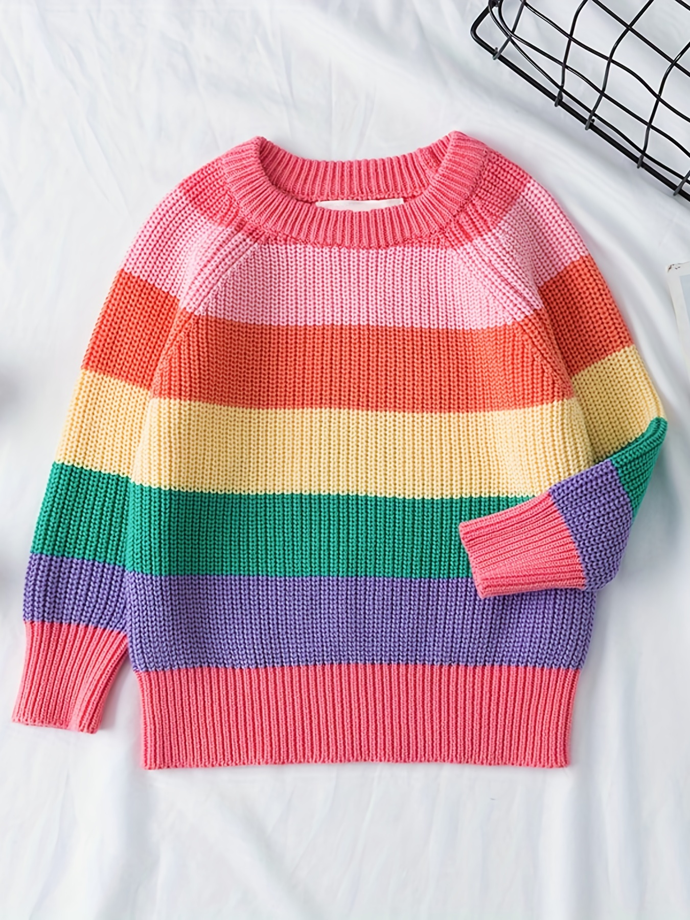 Boys sale rainbow jumper