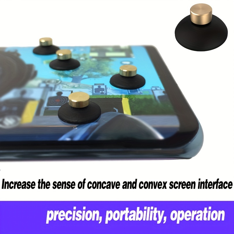 4 pcs Gatillos control Para Celular Android y IOS PUBG Movil Gamepad  Botones