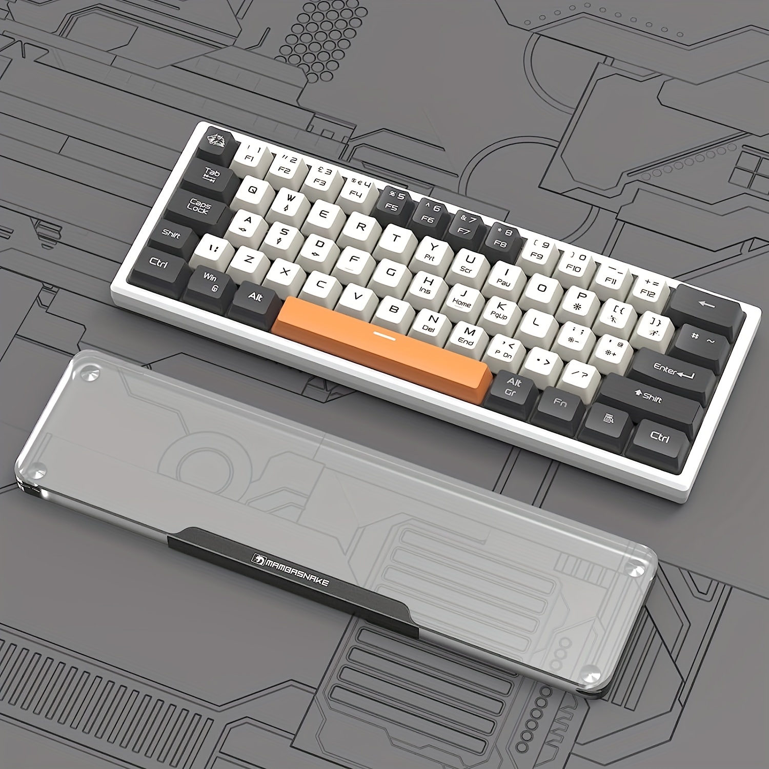 Hagibis Repose-poignet pour clavier avec compartiment de rangement, mousse  à mémoire de forme souple, base en caoutchouc antidérapant pour clavier  d'ordinateur, ordinateur portable, bureau (noir) : : Fournitures  de bureau