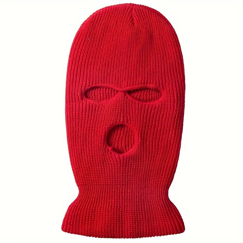 3 fori Copri Viso Maschera Sci Balaclava Maglia Maschera - Temu Italy